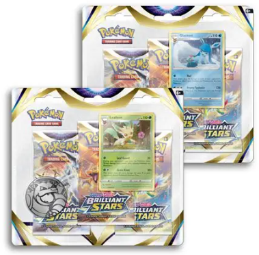 Sword & Shield Brilliant Stars 3-Pack Blister Art Set of 2