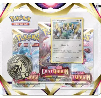Sword & Shield Lost Origin 3-Pack Blister *Regigigas*